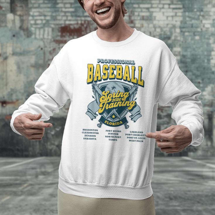 Professional Baseball Spring Training 2026 Florida Cities Unisex Sweatshirt Professional Baseball Spring Training 2026 Florida Cities Unisex Sweatshirt