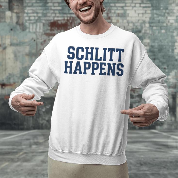 Schlitt Happens NY Bronx I Heart Baseball Apparel Unisex Sweatshirt