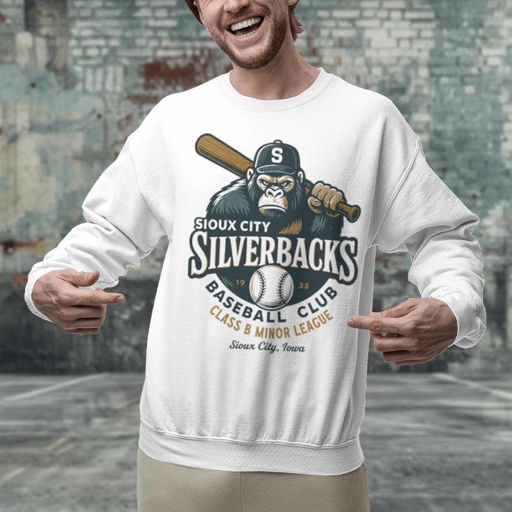 Sioux City Silverbacks Retro Minor League Baseball Unisex Sweatshirt Sioux City Silverbacks Retro Minor League Baseball Unisex Sweatshirt