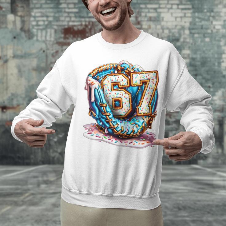 Six Seven Baseball Lifestyle 67 Meme Gen Alpha Slang Premium Tri-Blend Unisex Sweatshirt Six Seven Baseball Lifestyle 67 Meme Gen Alpha Slang Premium Tri-Blend Unisex Sweatshirt