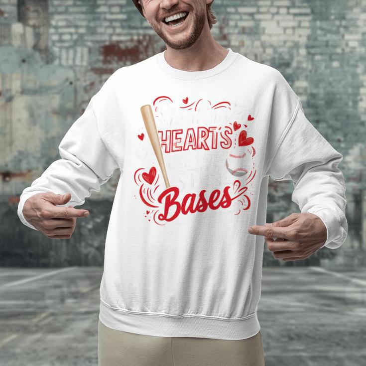 Stealing Hearts Like I Steal Bases Softball Baseball Batter Unisex Sweatshirt Stealing Hearts Like I Steal Bases Softball Baseball Batter Unisex Sweatshirt