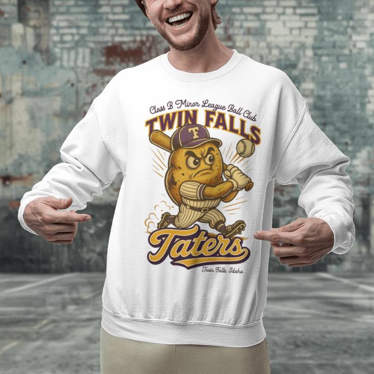 Twin Falls Taters Minor League Baseball Team Unisex Sweatshirt Twin Falls Taters Minor League Baseball Team Unisex Sweatshirt