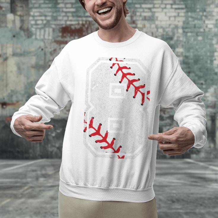Vintage Baseball 8 Jersey Number 8 Unisex Sweatshirt Vintage Baseball 8 Jersey Number 8 Unisex Sweatshirt