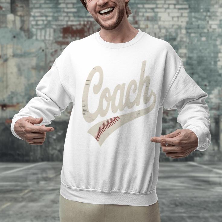 Vintage Baseball Coach Unisex Sweatshirt