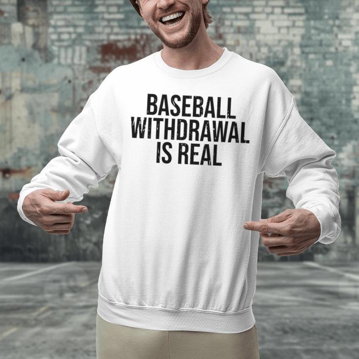 Vintage Baseball Withdrawal Is Real Premium Tri-Blend Unisex Sweatshirt Vintage Baseball Withdrawal Is Real Premium Tri-Blend Unisex Sweatshirt