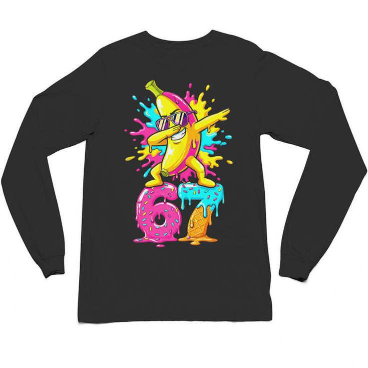 67 Baseball Ice Cream Six Seven Dabbing Banana Unisex Long Sleeve T-Shirt