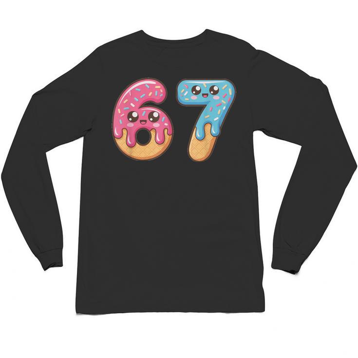 67 Shirt Baseball Life Style 101 Apparel Youth Drip Meme 6 7 Unisex Long Sleeve T-Shirt