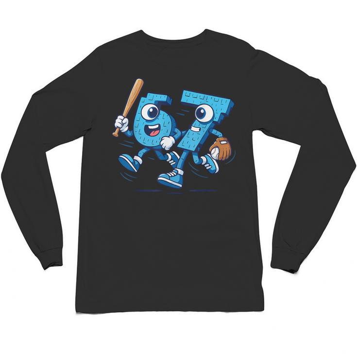 67 Six Seven Italian Brainrot Kid Baseball 67 Meme Christmas Unisex Long Sleeve T-Shirt