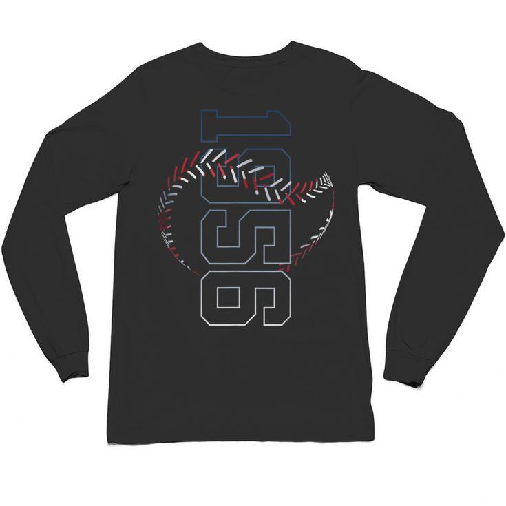 70 Years 1956 Baseball 70TH Birthday Unisex Long Sleeve T-Shirt