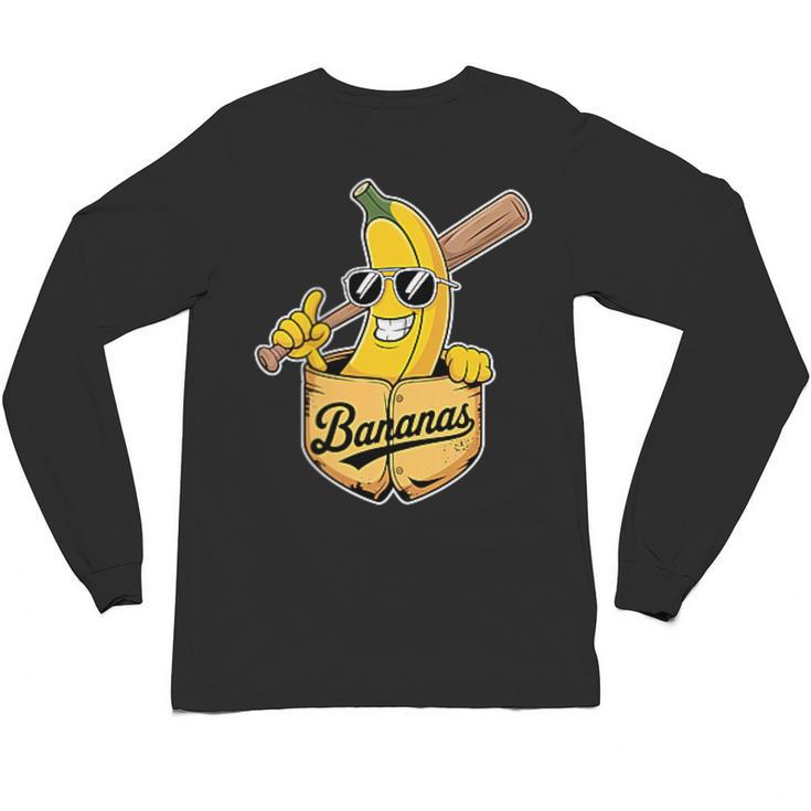 Banana Baseball Fruit Unisex Long Sleeve T-Shirt
