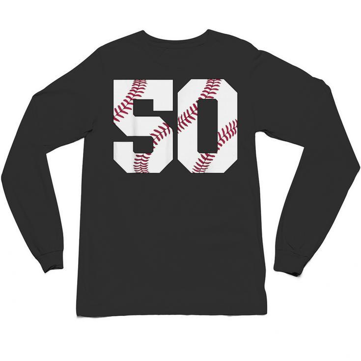 Baseball 1976 50th Birthday Vintage 50 Years Old Retro Unisex Long Sleeve T-Shirt