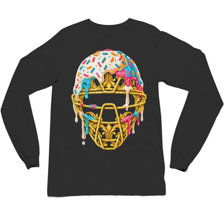 Baseball Drip For Boys Ice Cream Drip Youth Boys Catcher's Unisex Long Sleeve T-Shirt