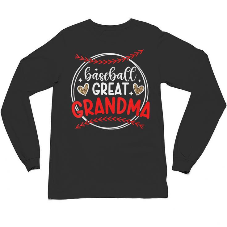 Baseball Great Grandma Of A Baseball Player Great Grandma Unisex Long Sleeve T-Shirt