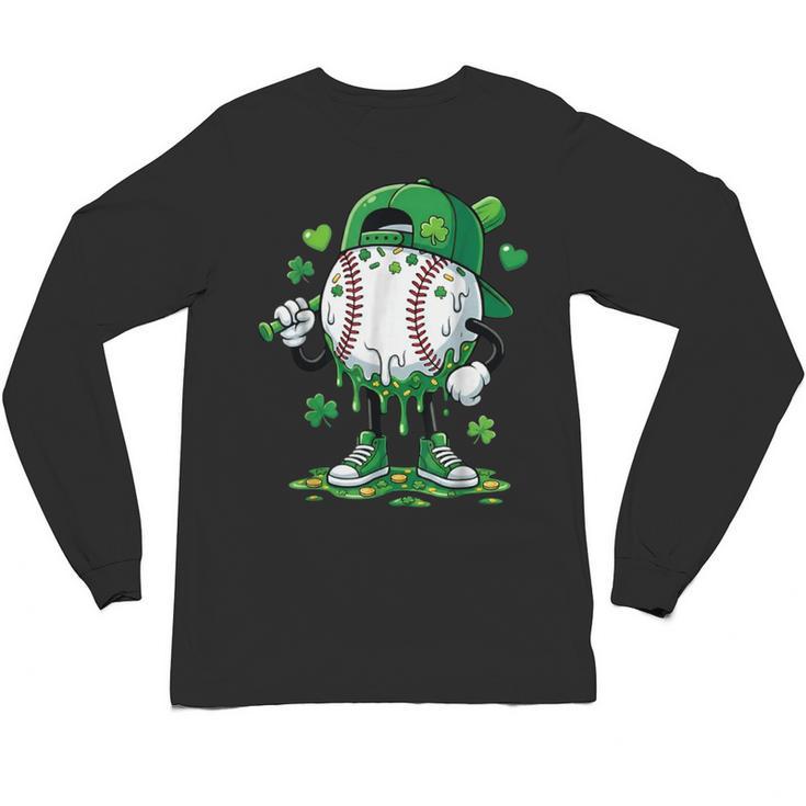 Baseball Icecream Apparel Youth Boy St Patrick's Day Unisex Long Sleeve T-Shirt