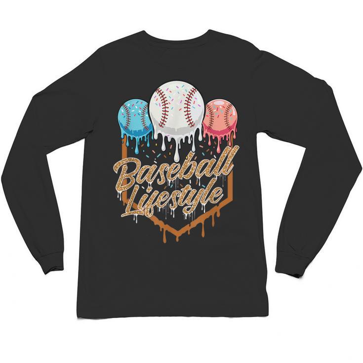 Baseball Lifestyle Baseball Lover Player Baseballer Unisex Long Sleeve T-Shirt