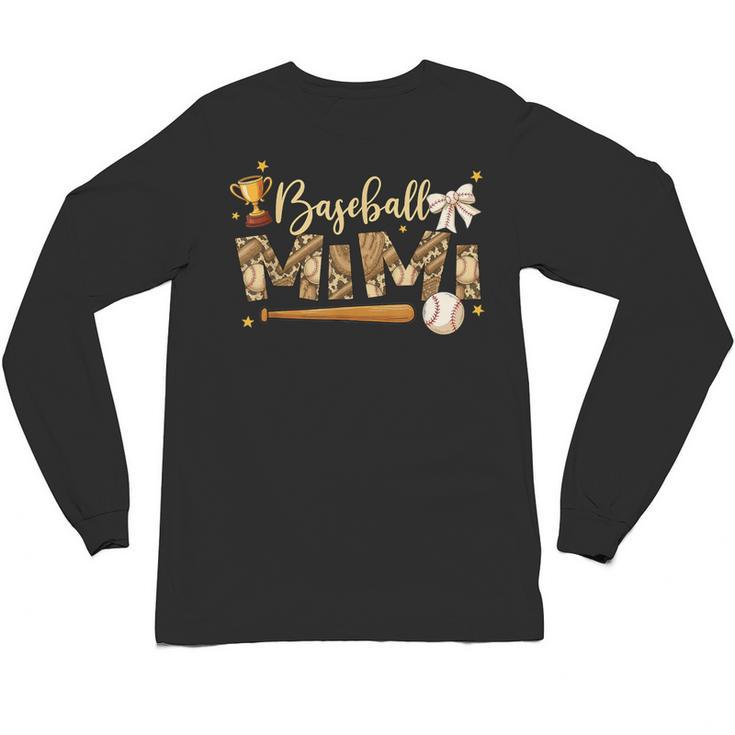 Baseball Mimi Vintage Baseball Lover Unisex Long Sleeve T-Shirt