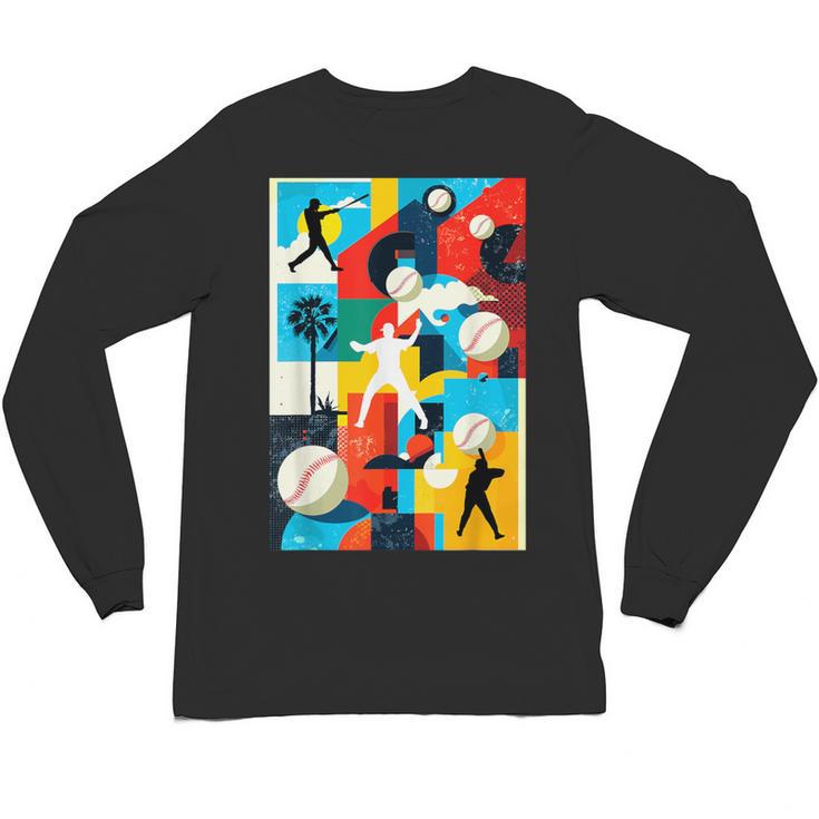 Baseball Strikeout Fastball Strikes Hitter Inning Curveball Unisex Long Sleeve T-Shirt
