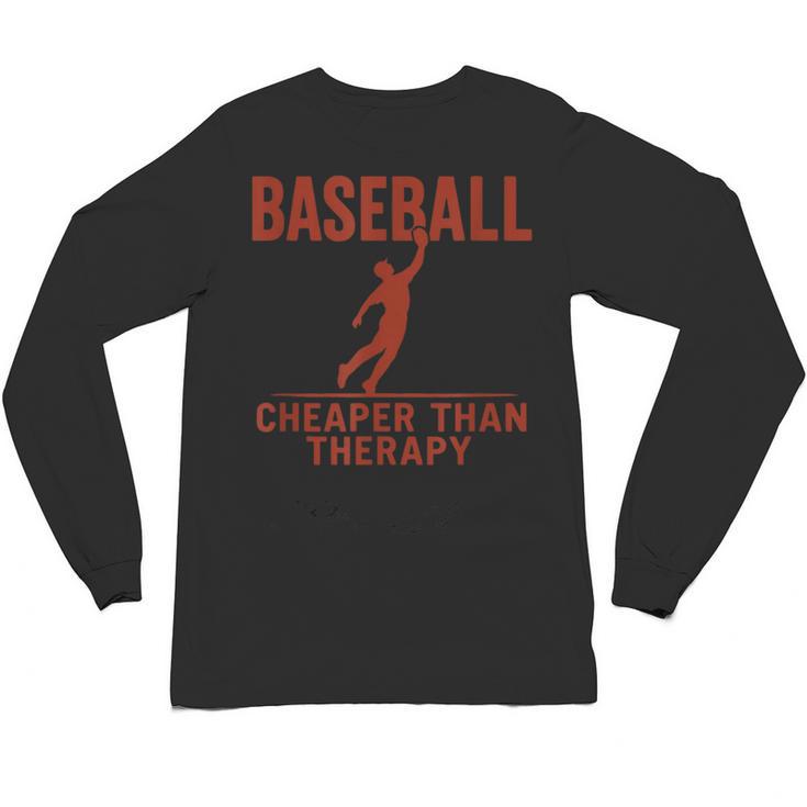 Baseball Tee For Men Women Unisex Long Sleeve T-Shirt