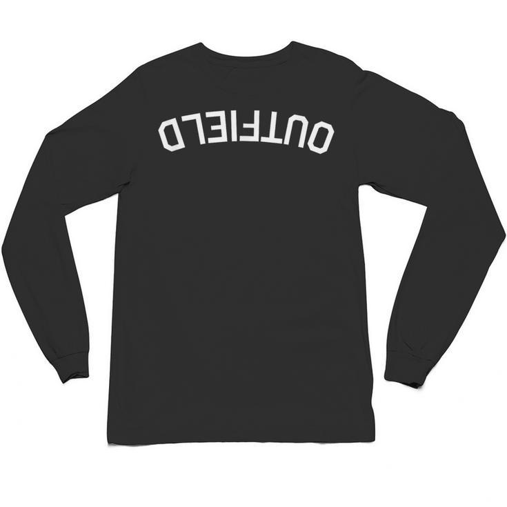 BaseballSoftball Upside Down Outfield Unisex Long Sleeve T-Shirt