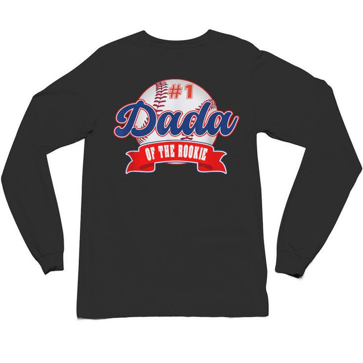 Dada Rookie Of Year 1st Birthday Baseball Theme Matching Unisex Long Sleeve T-Shirt