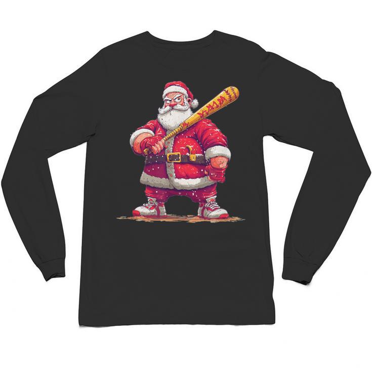 Festive Baseball Bat Costume For Adults And Kids Unisex Long Sleeve T-Shirt