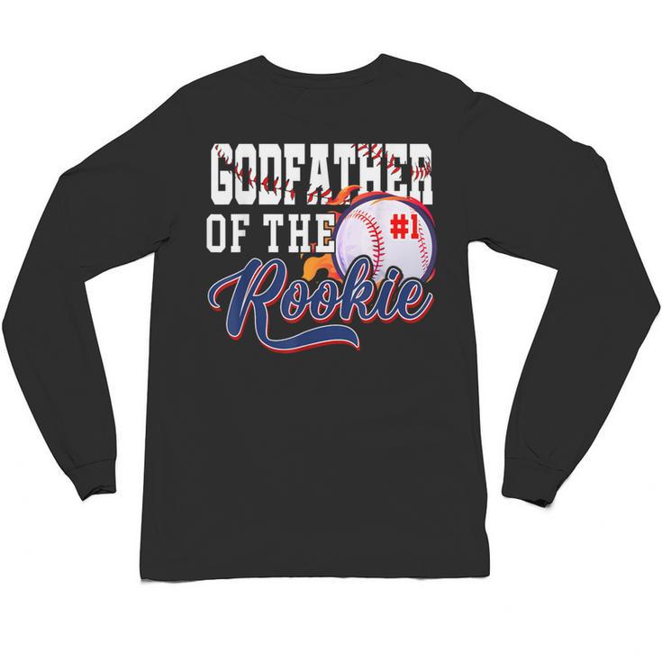 Godfather Rookie Of Year 1st Birthday Baseball Theme Unisex Long Sleeve T-Shirt