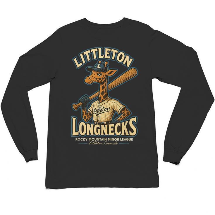 Littleton Longnecks Retro Minor League Baseball Unisex Long Sleeve T-Shirt