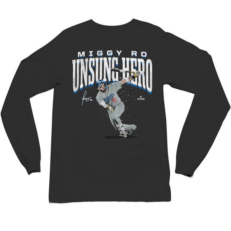Miguel Rojas Unsung Hero Los Angeles Baseball MLBPA Unisex Long Sleeve T-Shirt