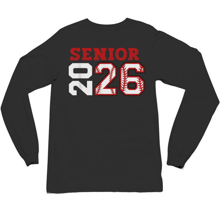 Senior Night Class Of 2026 Baseball Seniors Matching Team Unisex Long Sleeve T-Shirt