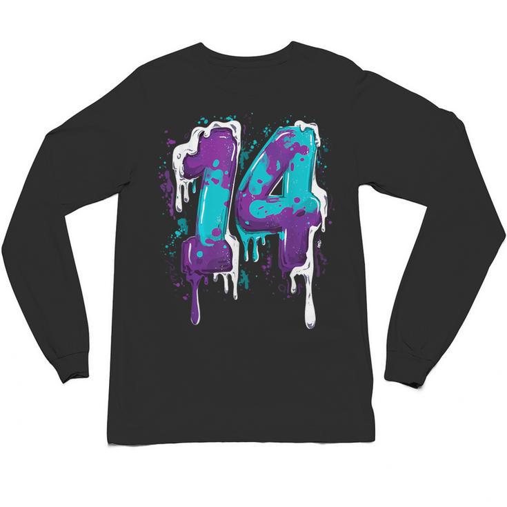 Vintage Baseball 14 Number Unisex Long Sleeve T-Shirt