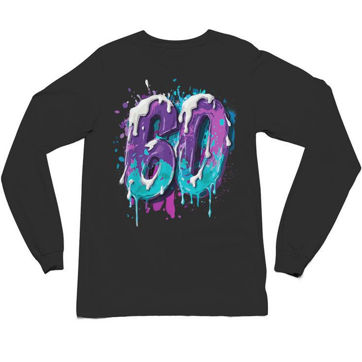 Vintage Baseball 60 Number Unisex Long Sleeve T-Shirt