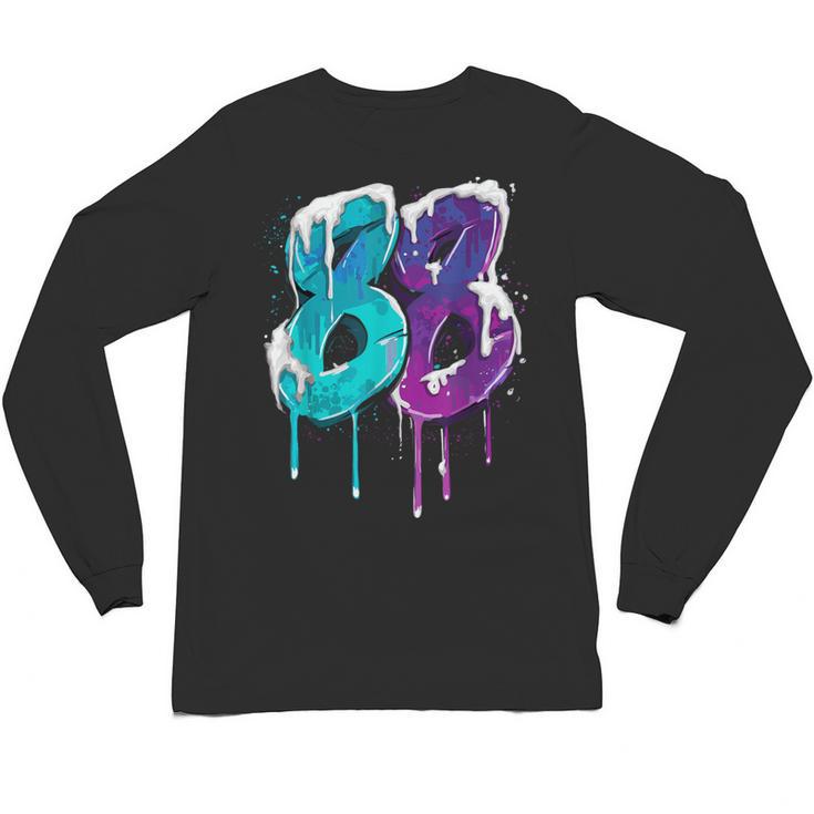 Vintage Baseball 88 Number Unisex Long Sleeve T-Shirt