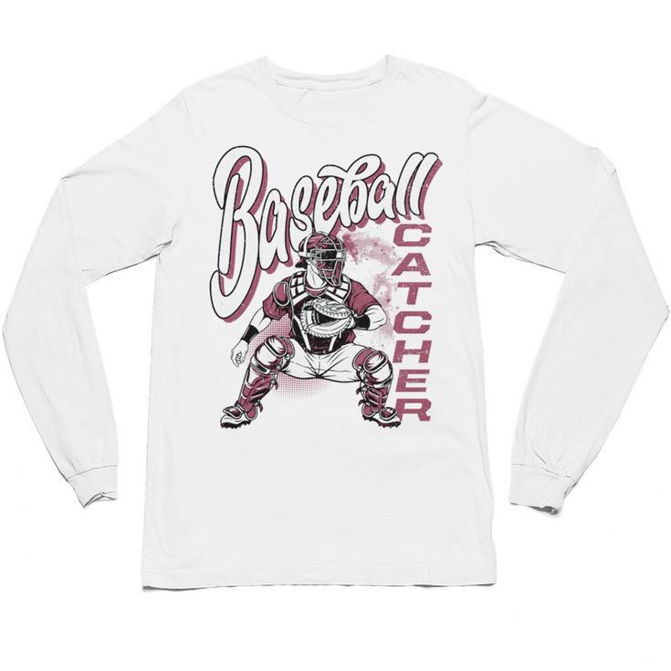 Baseball Catcher Gear Home Plate Premium Tri-Blend Unisex Long Sleeve T-Shirt