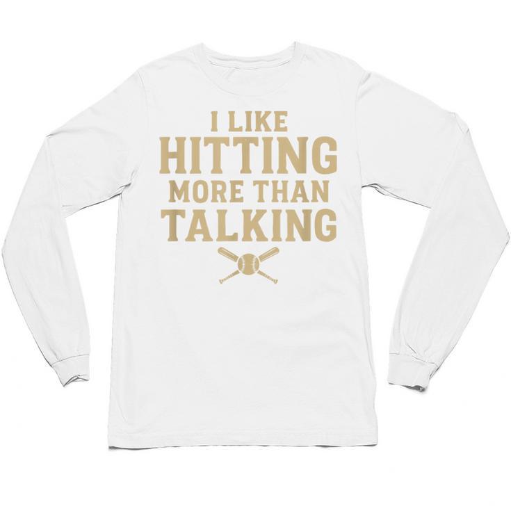 Baseball Tee For Men Women Tshirt Player Unisex Long Sleeve T-Shirt