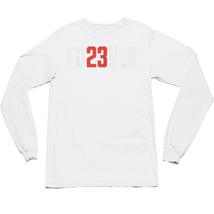 FO23VER Trendy Number 23 Baseball Team Sport For Women Men Unisex Long Sleeve T-Shirt