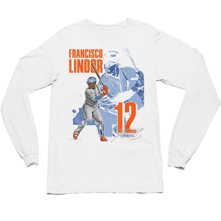 Francisco Lindor New York M Baseball Players MLBFLI304N Unisex Long Sleeve T-Shirt