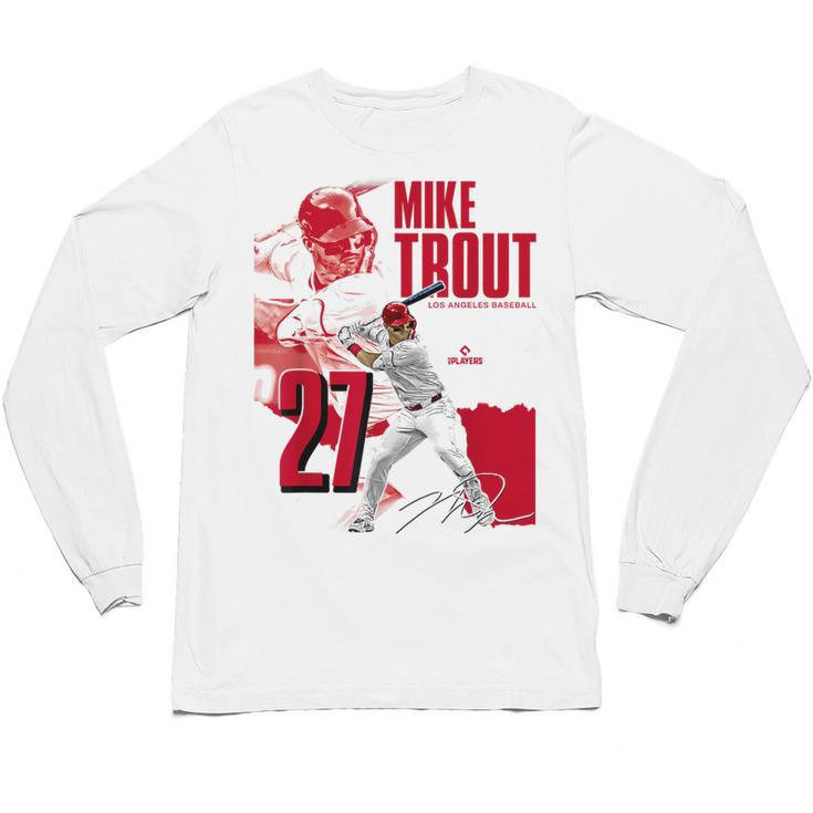 Mike Trout Los Angeles A MLB Baseball Players MLBMTR304N Unisex Long Sleeve T-Shirt