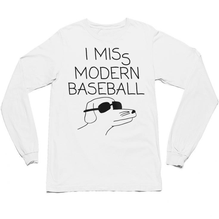 I Miss Modern Baseball Vintage Baseball Meme Tee Unisex Long Sleeve T-Shirt
