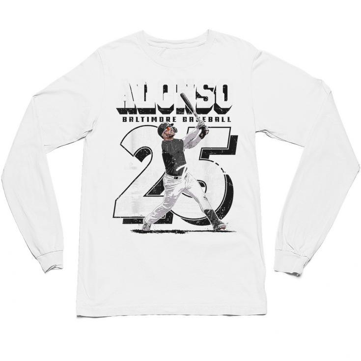 Pete Alonso Baltimore Baseball Players MLBPAL204M Unisex Long Sleeve T-Shirt