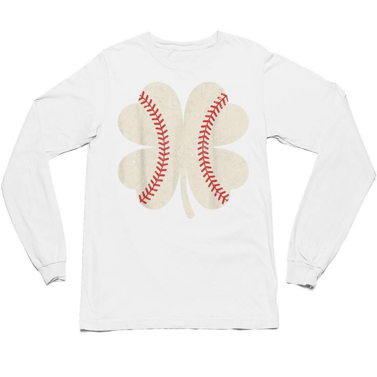 StPatrick’s Day Irish Shenanigans Baseball Fan Shamrock Tee Unisex Long Sleeve T-Shirt