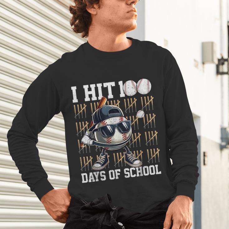 100 Days Of School Boys Kids 100th Day Balls Baseball Kids Unisex Long Sleeve T-Shirt 100 Days Of School Boys Kids 100th Day Balls Baseball Kids Unisex Long Sleeve T-Shirt