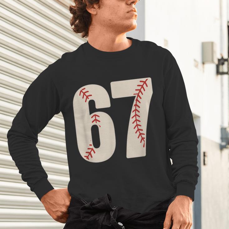 67 Baseball Six Seven 6 7 Meme 67 Unisex Long Sleeve T-Shirt 67 Baseball Six Seven 6 7 Meme 67 Unisex Long Sleeve T-Shirt