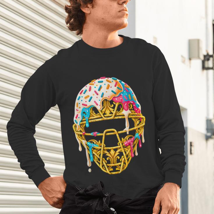 Baseball Drip For Boys Ice Cream Drip Youth Boys Catcher's Unisex Long Sleeve T-Shirt Baseball Drip For Boys Ice Cream Drip Youth Boys Catcher's Unisex Long Sleeve T-Shirt