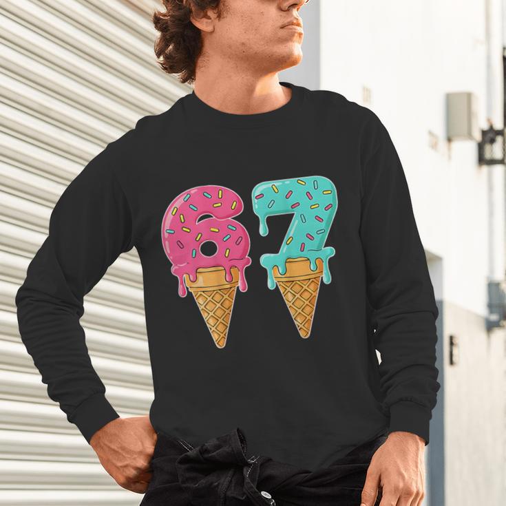 Baseball Drip Ice Cream 67 Baseball Unisex Long Sleeve T-Shirt Baseball Drip Ice Cream 67 Baseball Unisex Long Sleeve T-Shirt