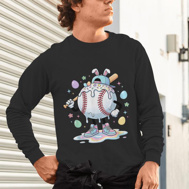 Baseball Drip Icecream Apparel Youth Boy Easter Unisex Long Sleeve T-Shirt