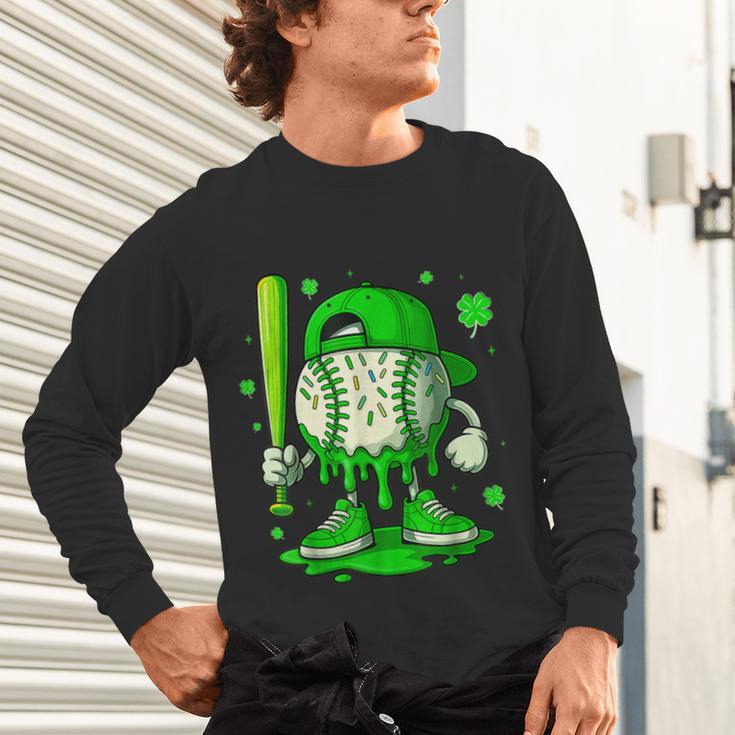 Baseball Drip Icecream Apparel Youth Boy St Patricks Day Unisex Long Sleeve T-Shirt Baseball Drip Icecream Apparel Youth Boy St Patricks Day Unisex Long Sleeve T-Shirt