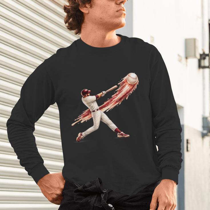 Baseball Drip Team For Boys And Girls Ice Cream Cool Unisex Long Sleeve T-Shirt Baseball Drip Team For Boys And Girls Ice Cream Cool Unisex Long Sleeve T-Shirt