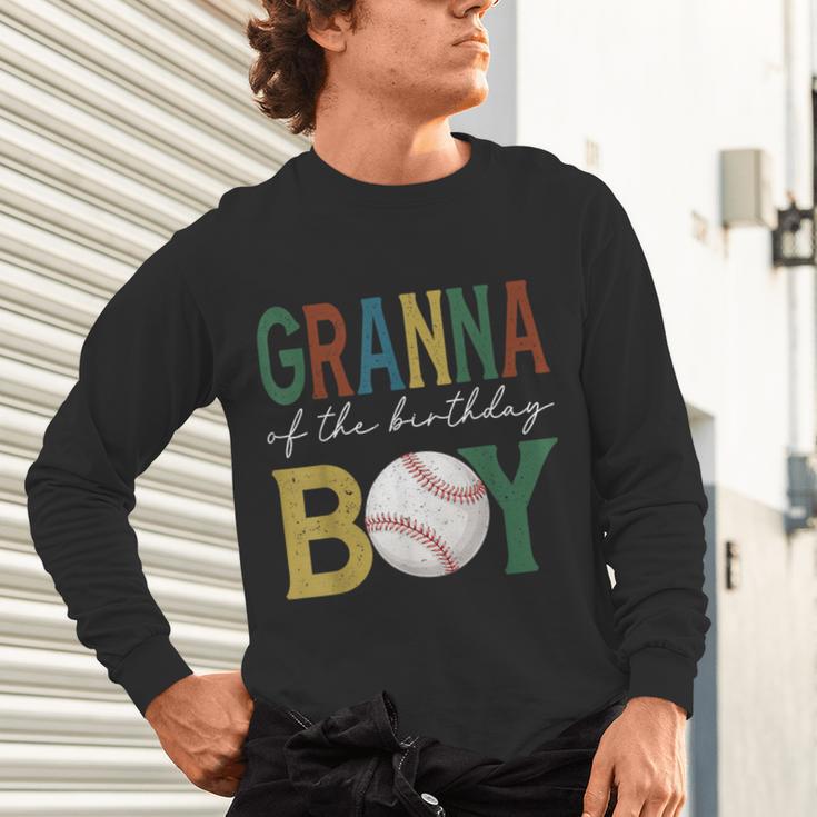 Baseball Granna Of The Birthday Boy Family Matching Unisex Long Sleeve T-Shirt