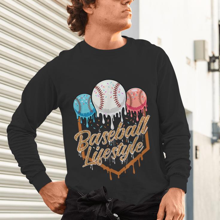 Baseball Lifestyle Baseball Lover Player Baseballer Unisex Long Sleeve T-Shirt Baseball Lifestyle Baseball Lover Player Baseballer Unisex Long Sleeve T-Shirt