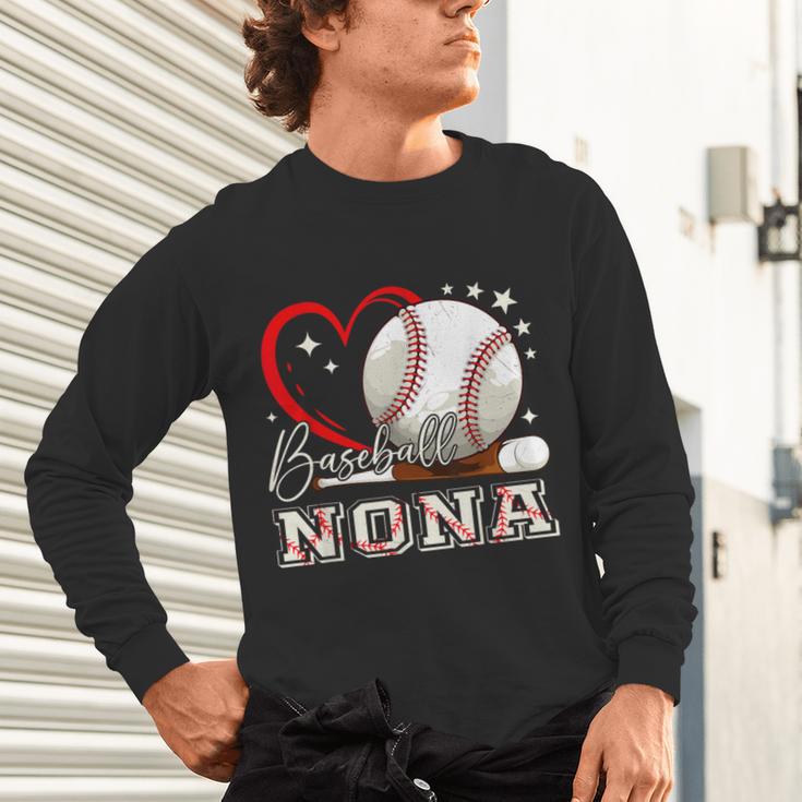 Baseball Nona Family Matching Cute Baseball Lover Unisex Long Sleeve T-Shirt